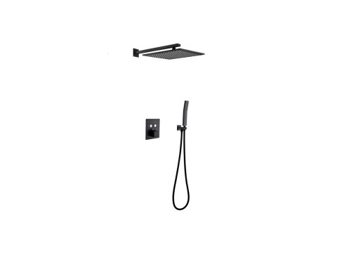 Thermostatische inbouw regendoucheset - Saga