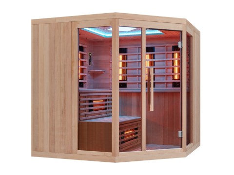 Sauna met infrarood stralers - John