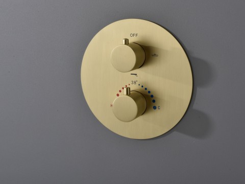 Thermostatische inbouw regendoucheset - Yuma
