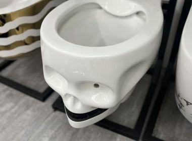 Hangend rimless toilet - Led verlichting - Skull 